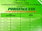 MA Al Wathoniyyah Ukir Prestasi Gemilang di PORSEMA XIII Kota Semarang